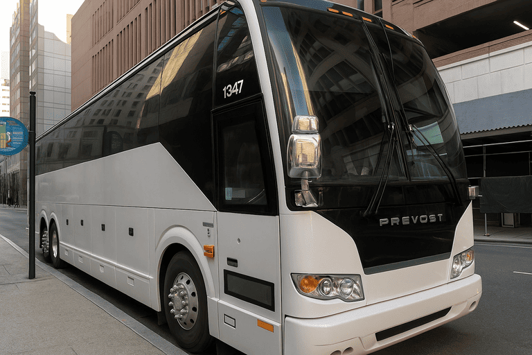 a Sammamish Charter Bus coach bus