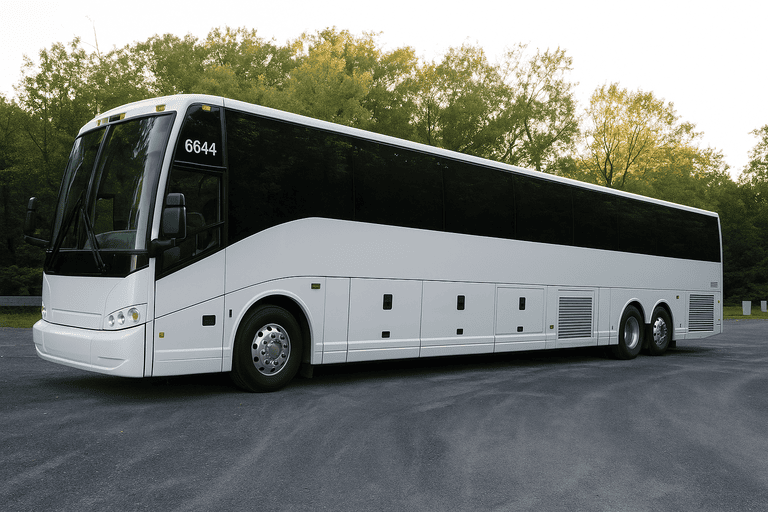 exterior of Sammamish Charter Bus coach bus