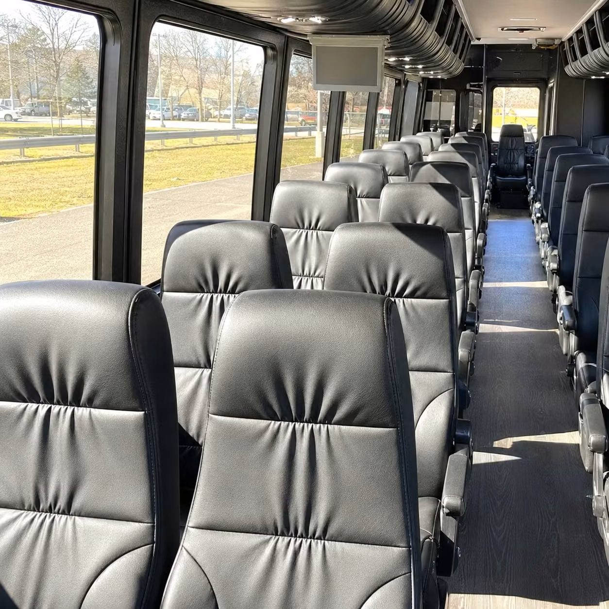28 passenger minibus inside